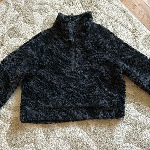 lululemon athletica Tops - Lululemon Scuba Oversized Fleece Funnel Neck Jacquard